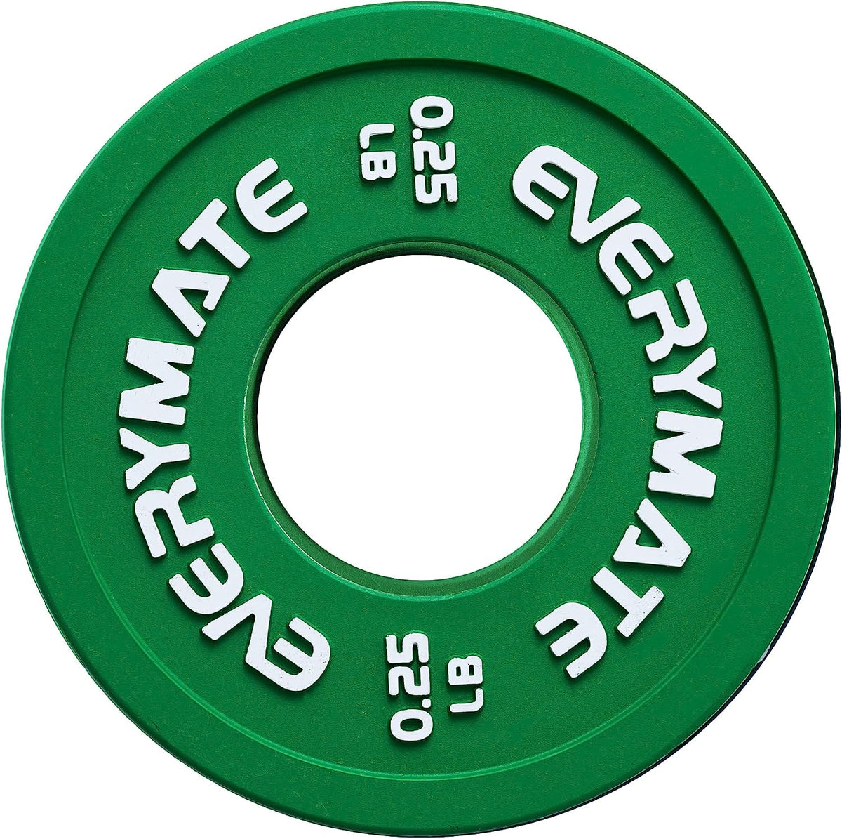 EVERYMATE Rubber Fractional Weight Plates Set of 8 Micro Weight Plate Pair of 0.25LB for Olympic Barbells for Strength Training Micro Plates Weight Plate